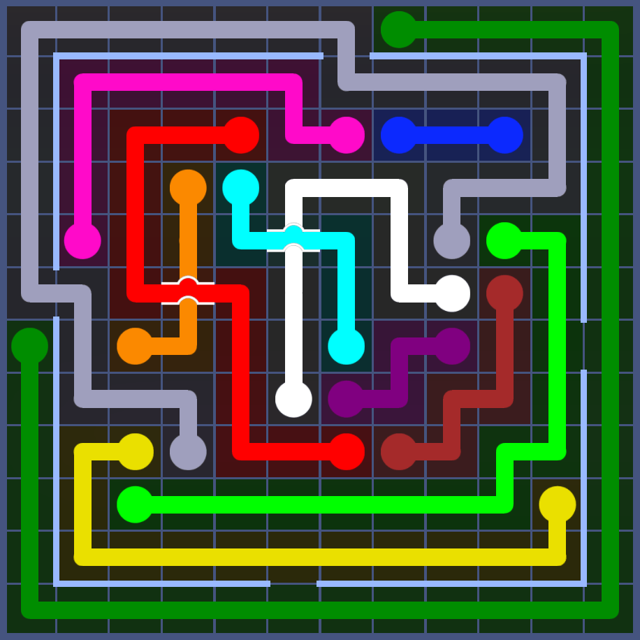 Flow Free 5868 Solution
