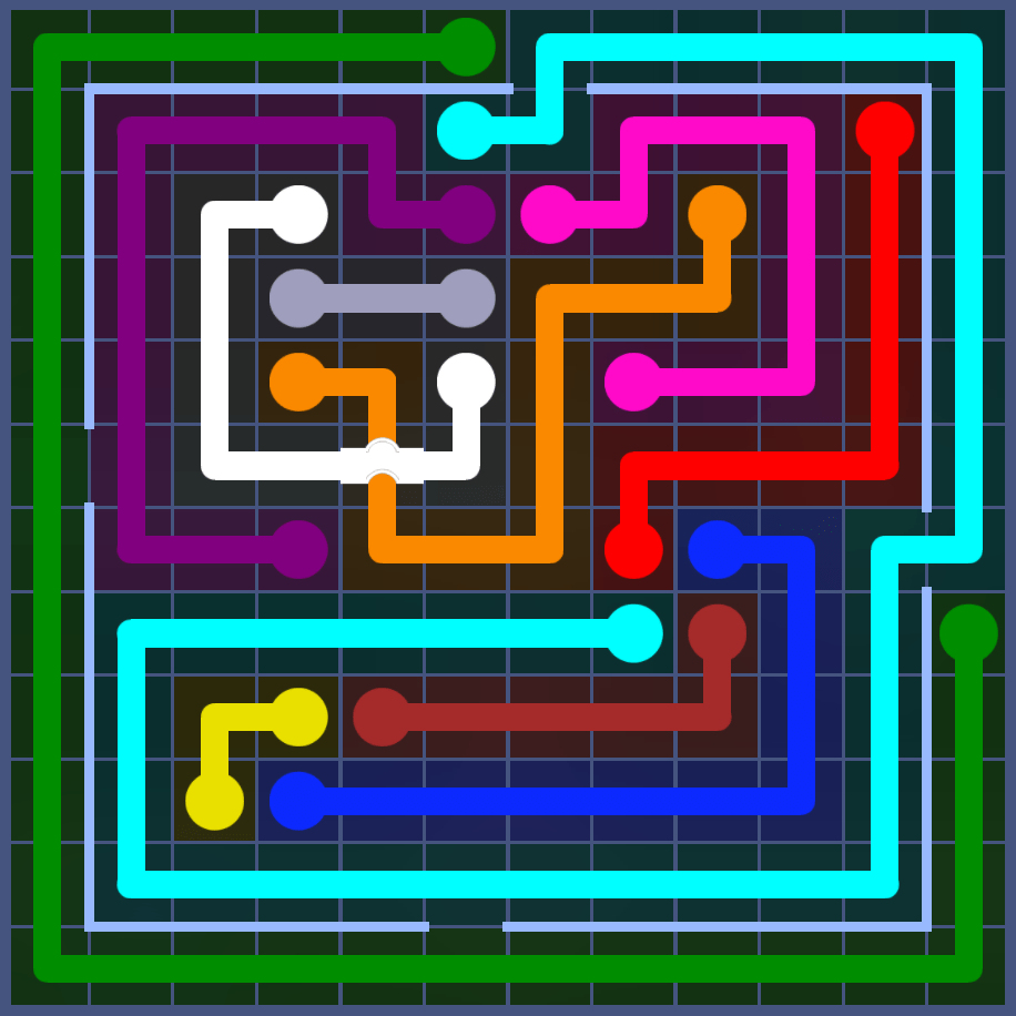 Flow Free 5869 Solution