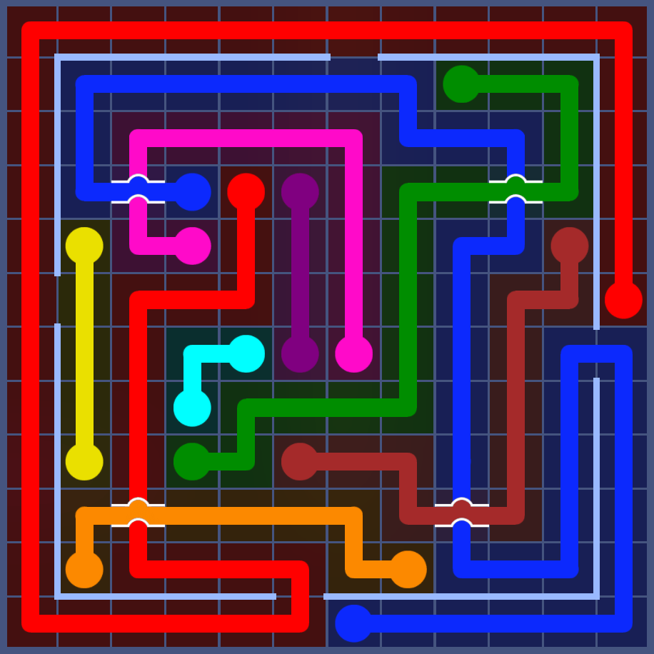 Flow Free 5871 Solution