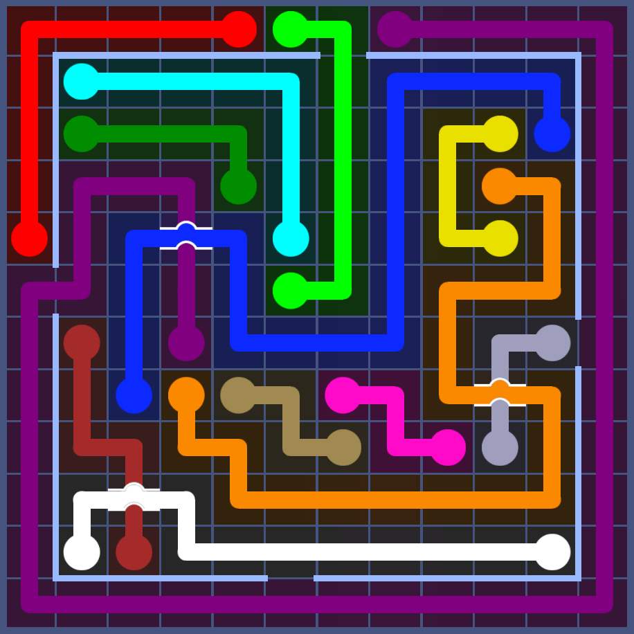 Flow Free 5873 Solution