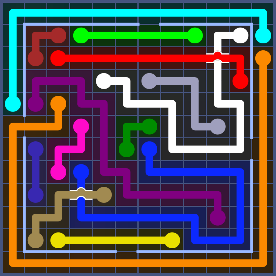 Flow Free 5874 Solution