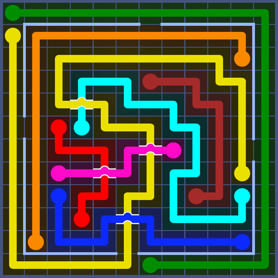Flow Free 5877 Solution