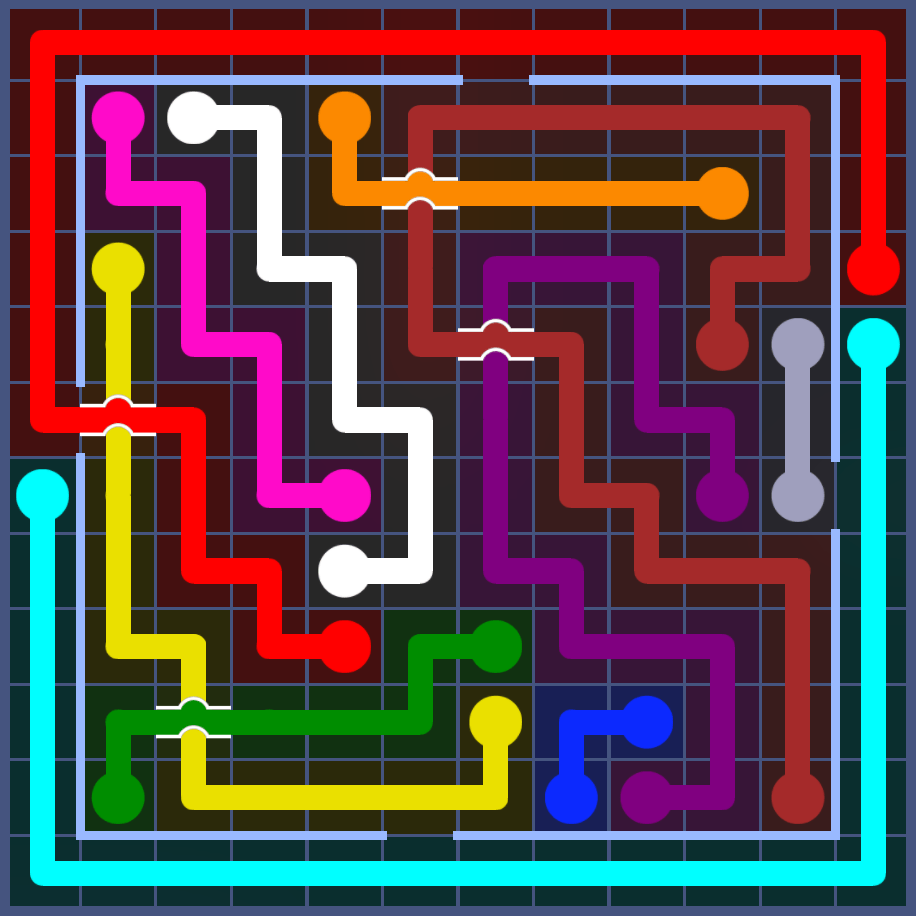 Flow Free 5879 Solution