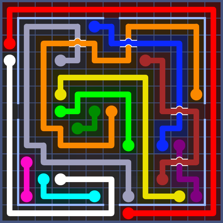 Flow Free 5883 Solution