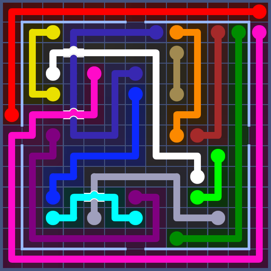 Flow Free 5885 Solution