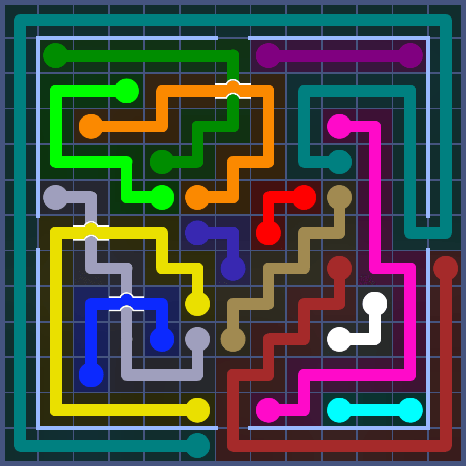 Flow Free 5886 Solution