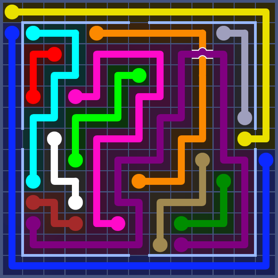 Flow Free 5889 Solution