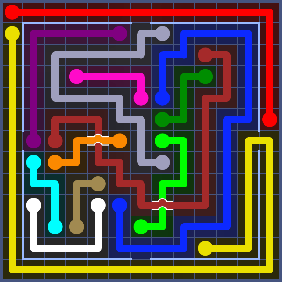 Flow Free 5893 Solution