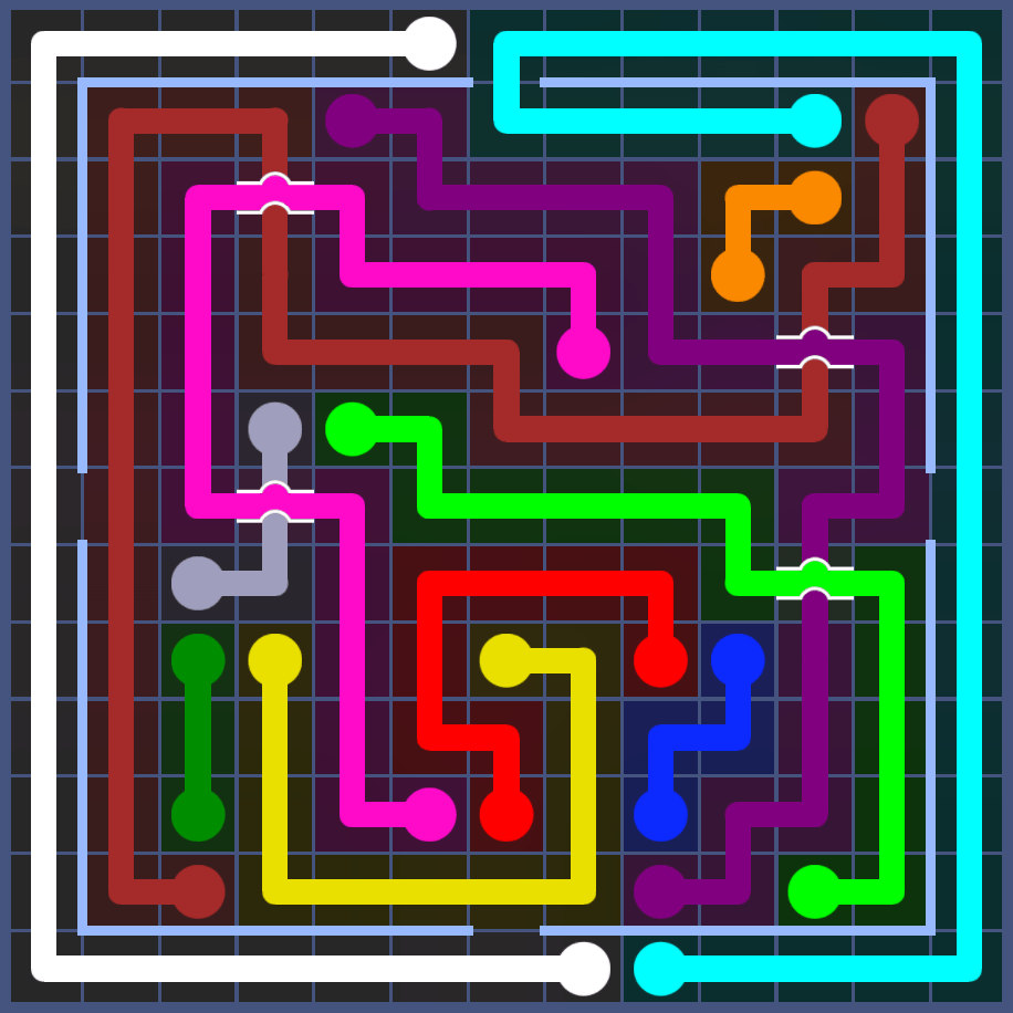Flow Free 5894 Solution