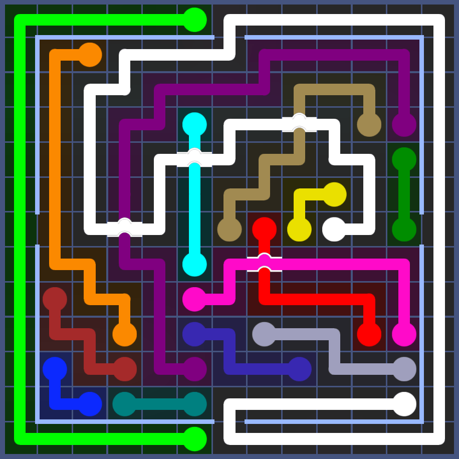 Flow Free 5895 Solution