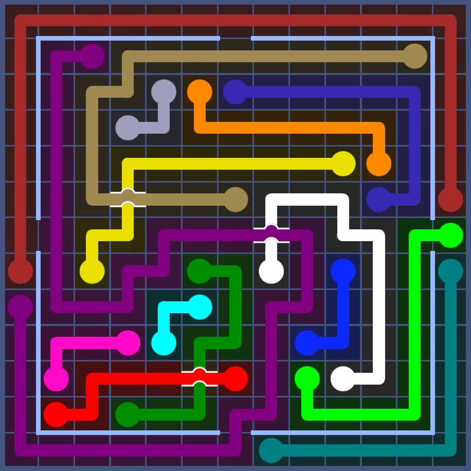 Flow Free 5896 Solution