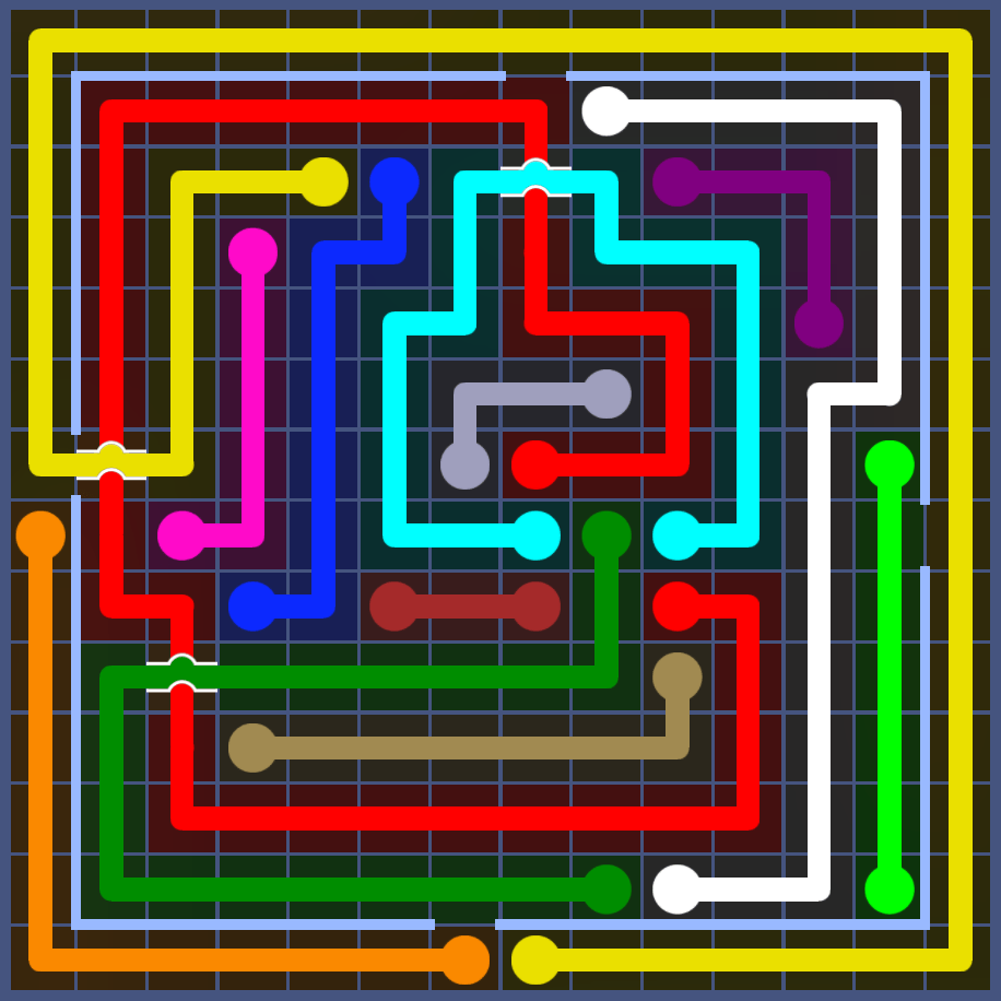 Flow Free 5912 Solution