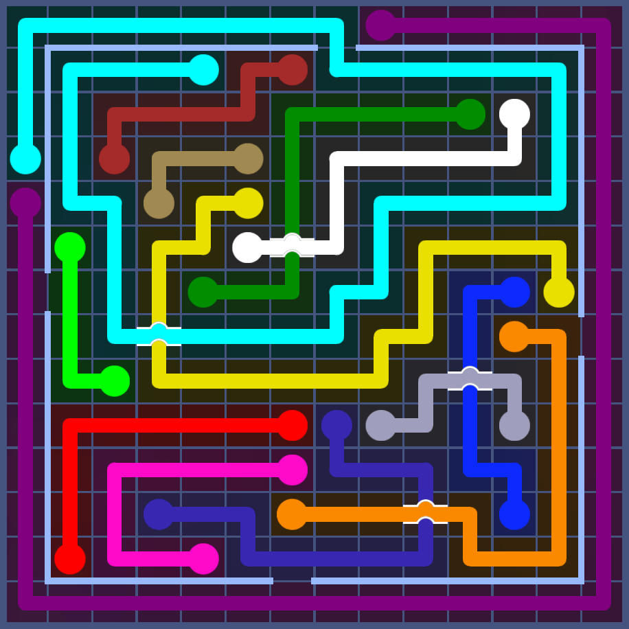 Flow Free 5918 Solution