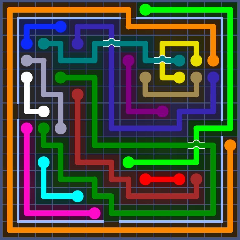Flow Free 5919 Solution