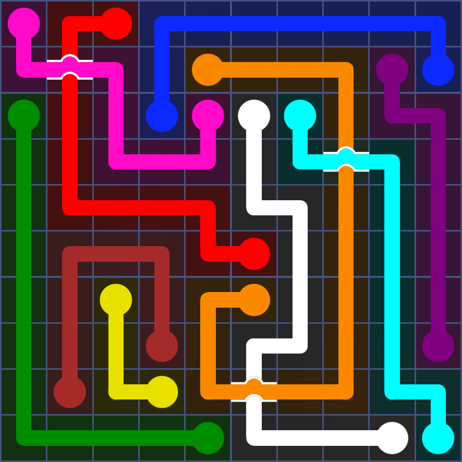 Flow Free 5536 Solution
