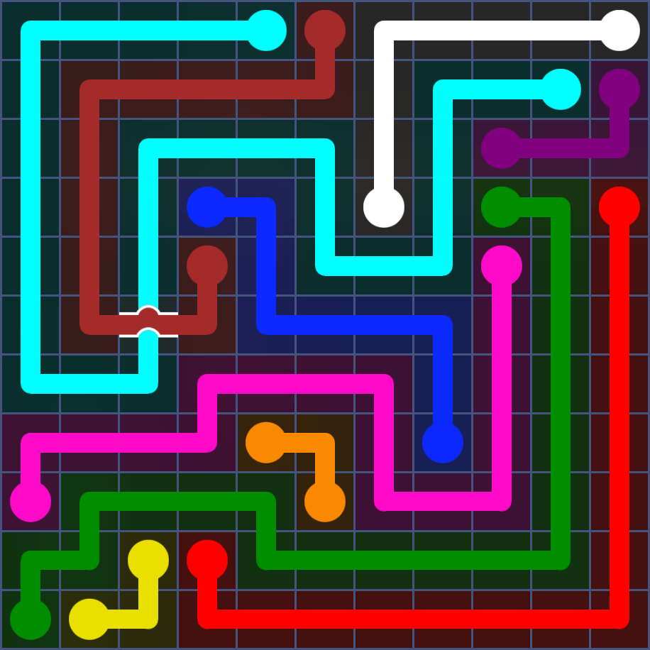 Flow Free 5551 Solution