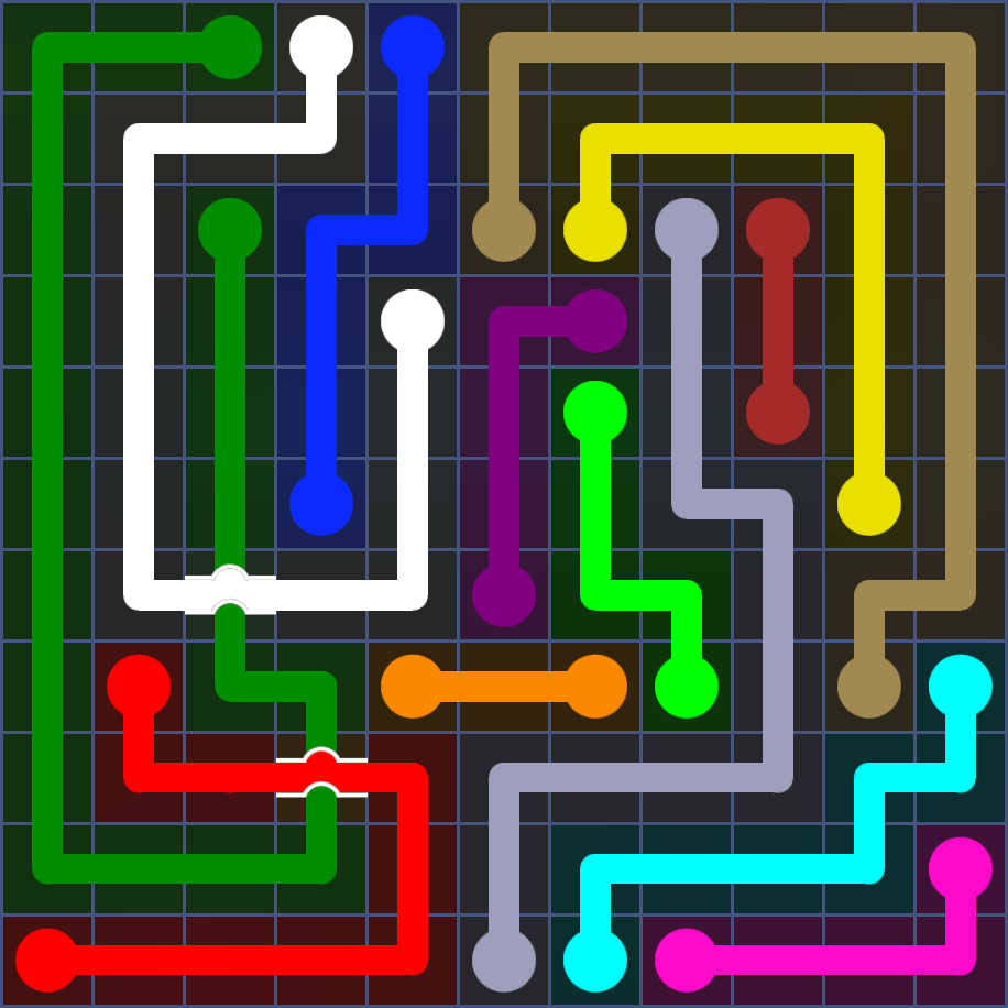 Flow Free 5566 Solution