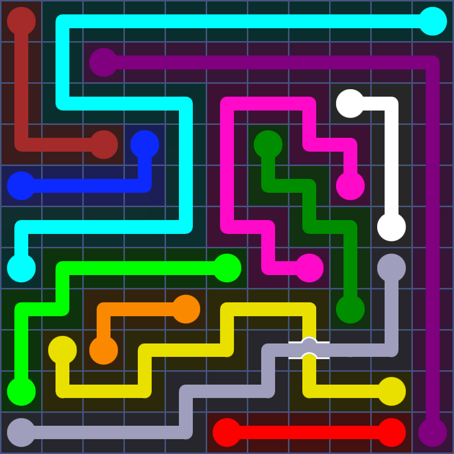 Flow Free 5567 Solution