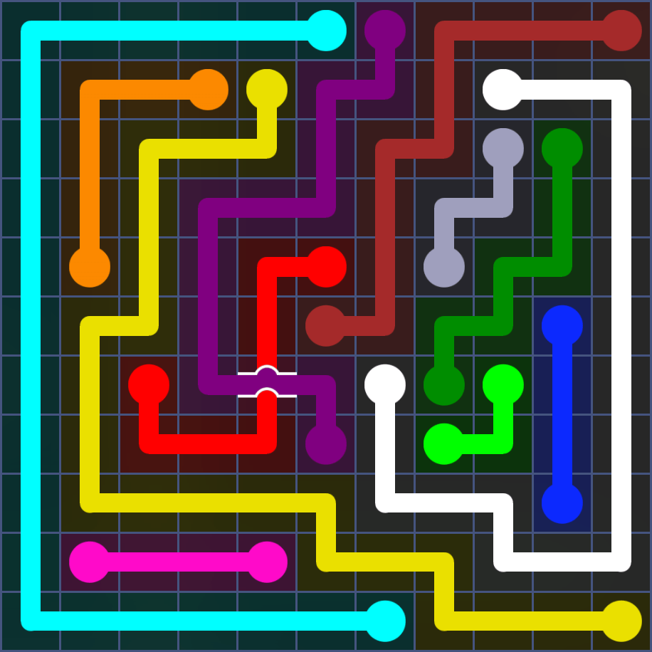 Flow Free 5572 Solution