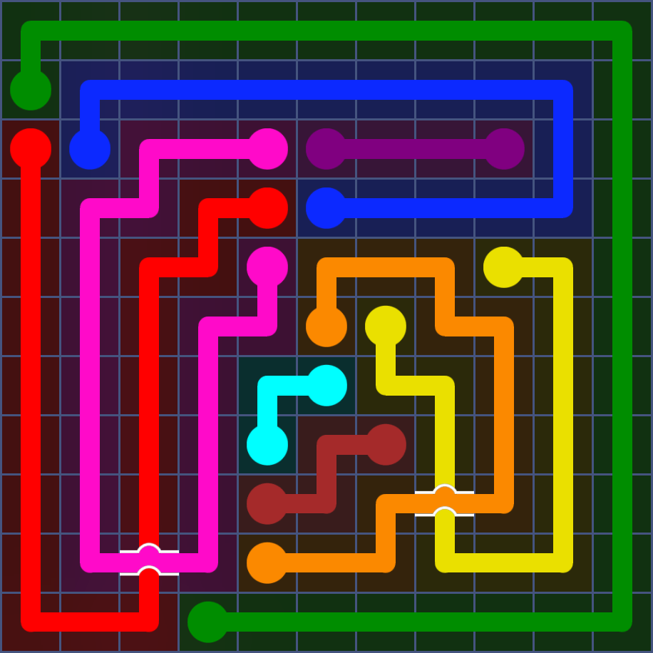 Flow Free 5574 Solution