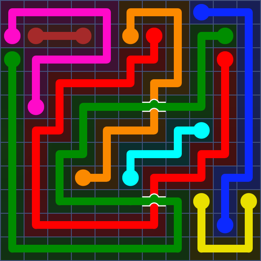 Flow Free 5578 Solution