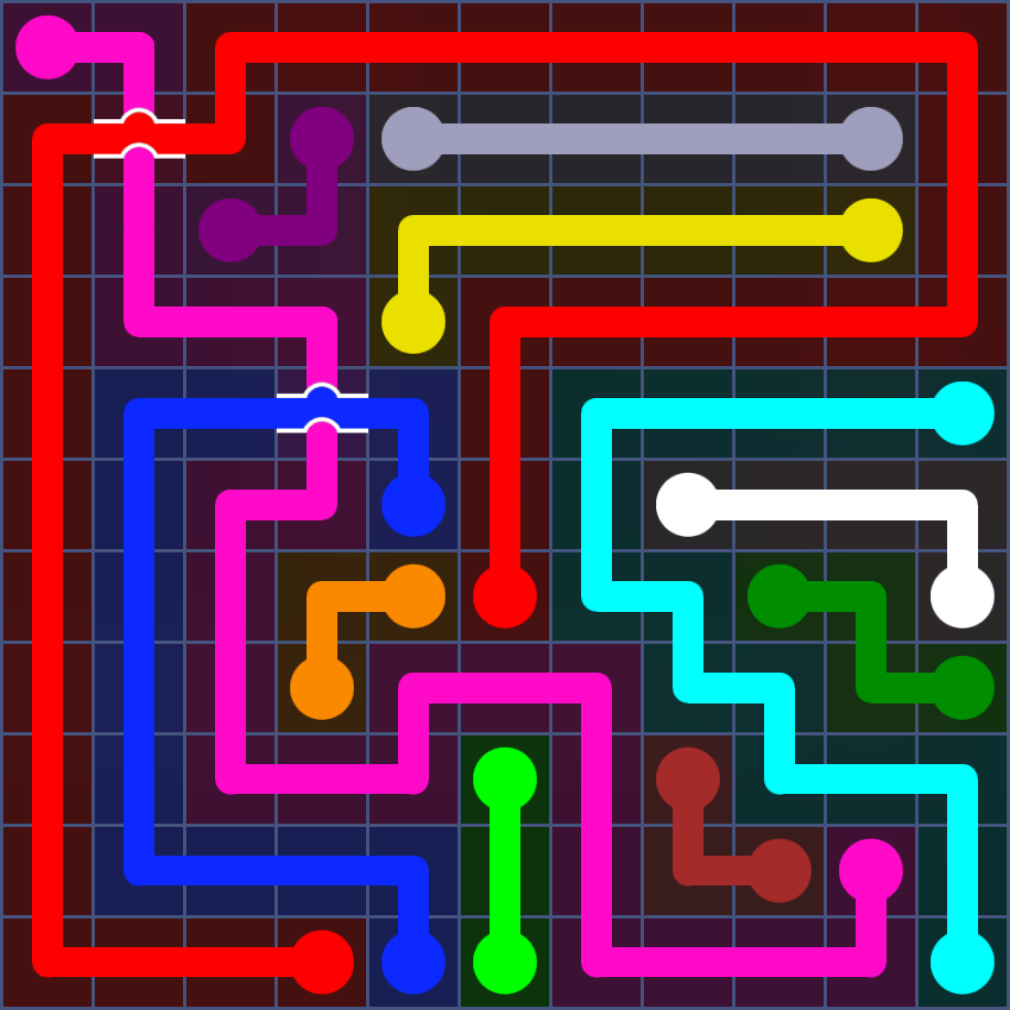 Flow Free 5553 Solution