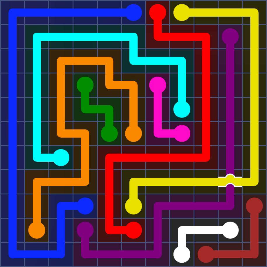 Flow Free 5554 Solution