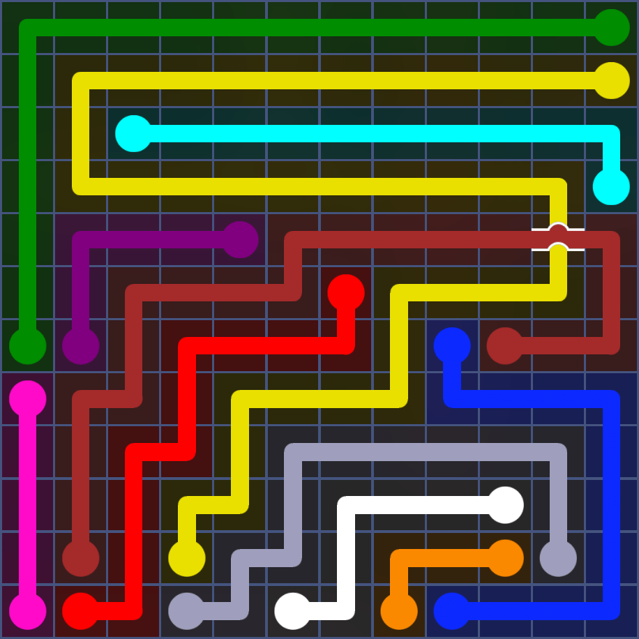 Flow Free 5581 Solution