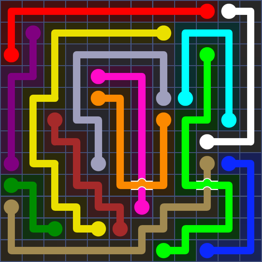 Flow Free 5595 Solution