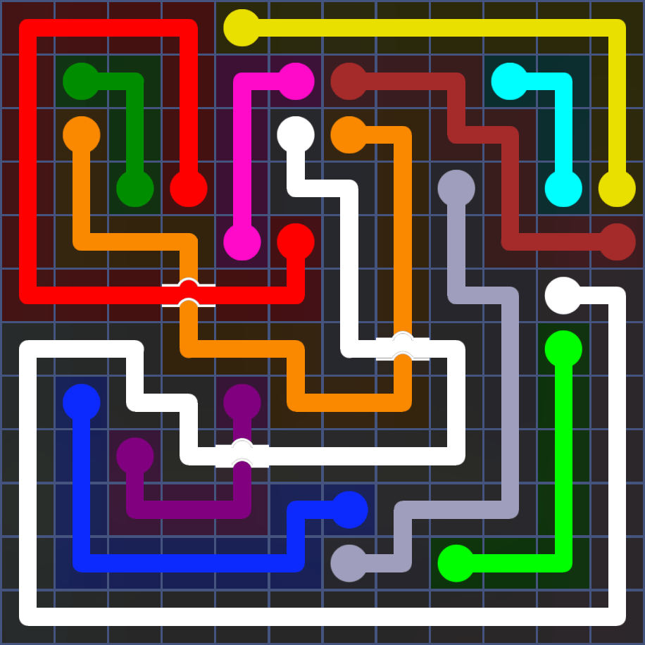 Flow Free 5596 Solution