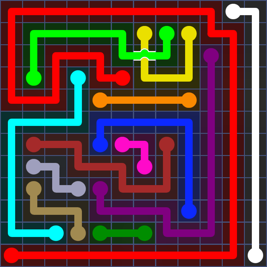 Flow Free 5597 Solution