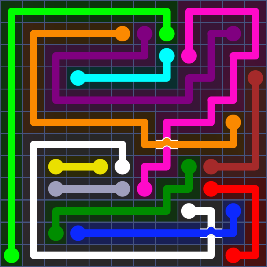 Flow Free 5598 Solution