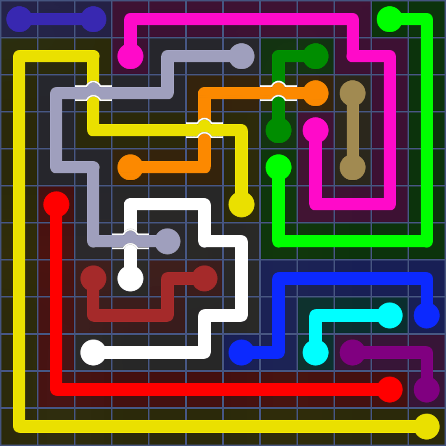 Flow Free 5599 Solution