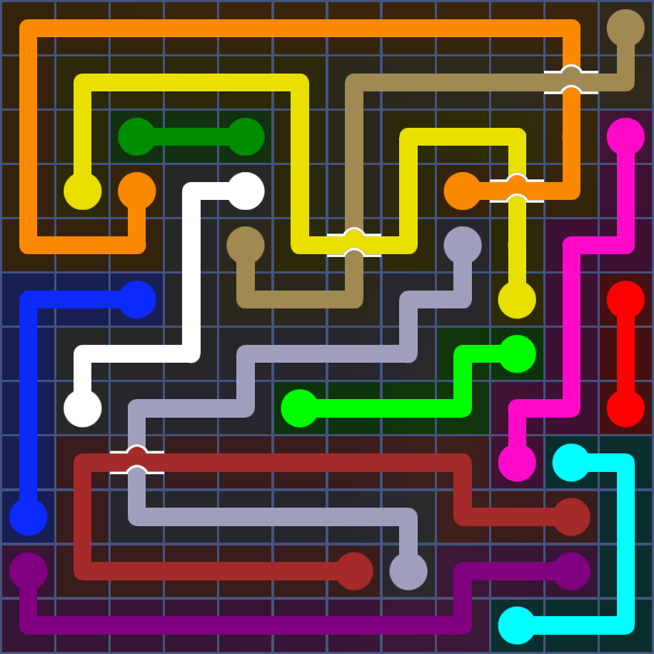 Flow Free 5582 Solution