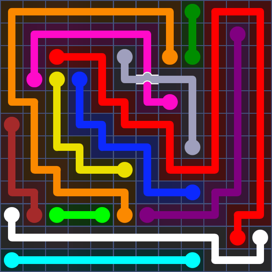 Flow Free 5607 Solution