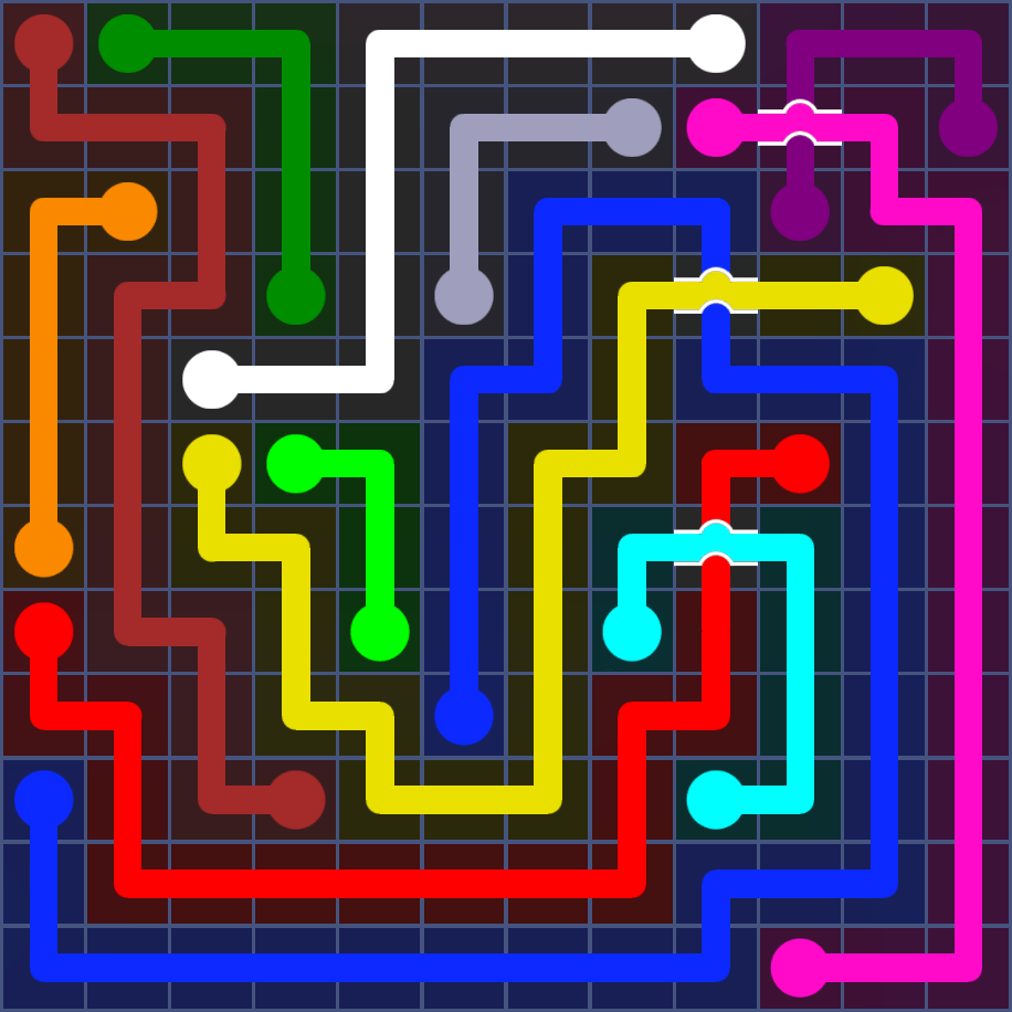 Flow Free 5608 Solution