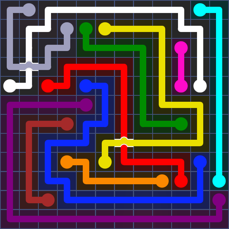 Flow Free 5584 Solution
