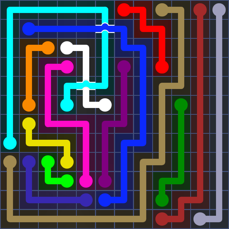 Flow Free 5585 Solution