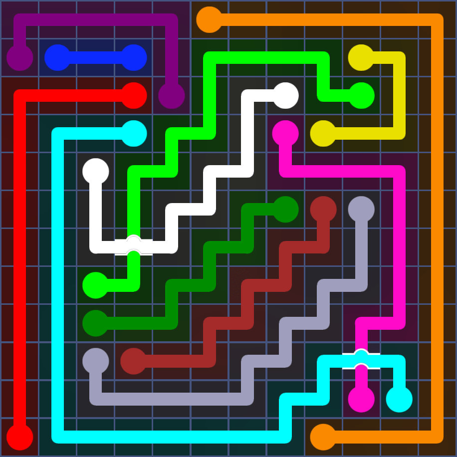 Flow Free 5587 Solution