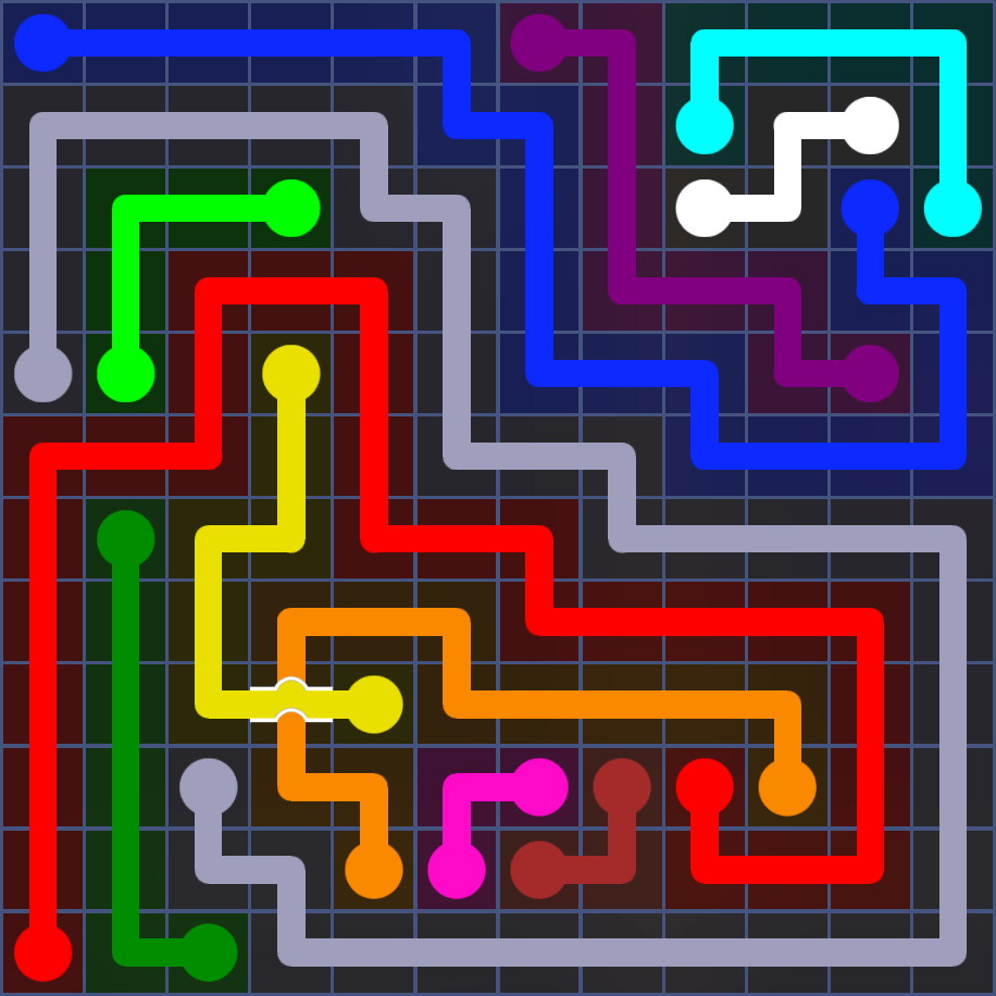 Flow Free 5589 Solution