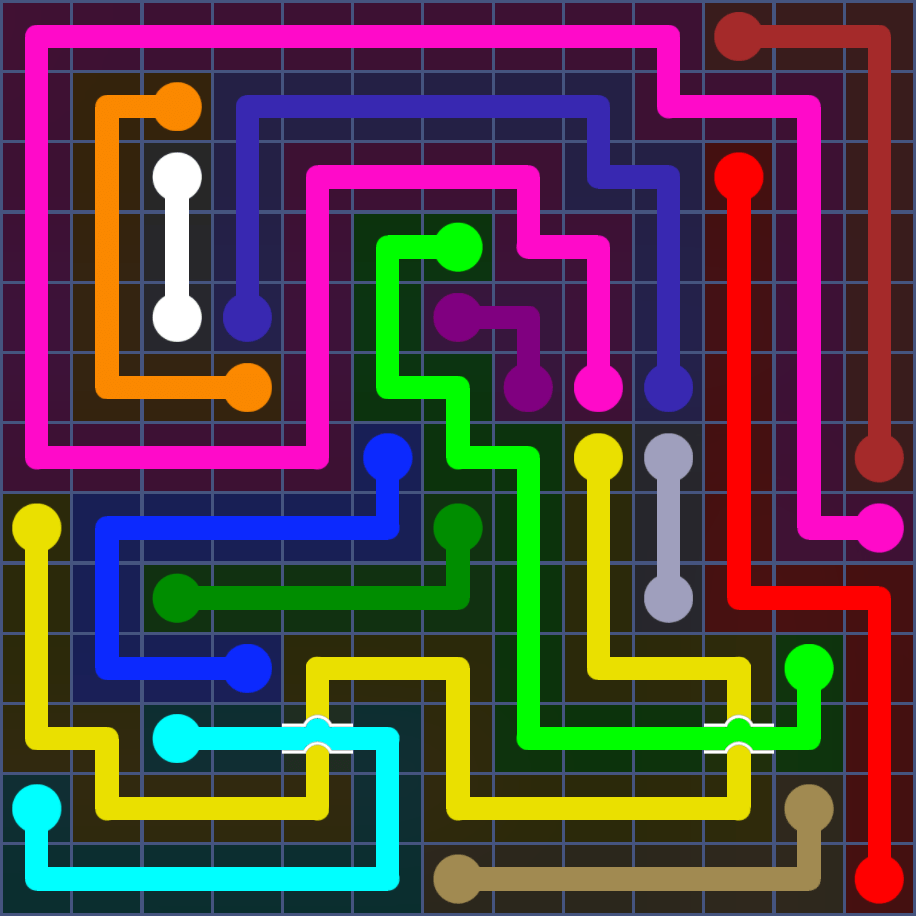 Flow Free 5611 Solution