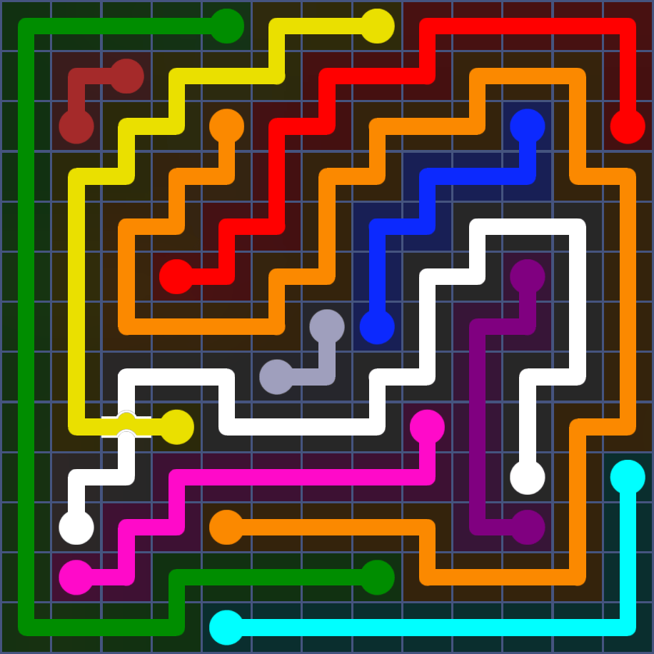 Flow Free 5627 Solution