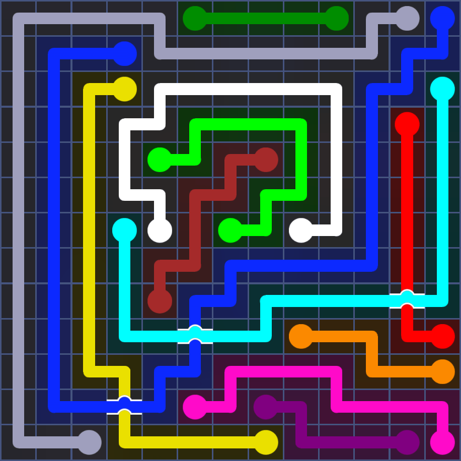 Flow Free 5629 Solution