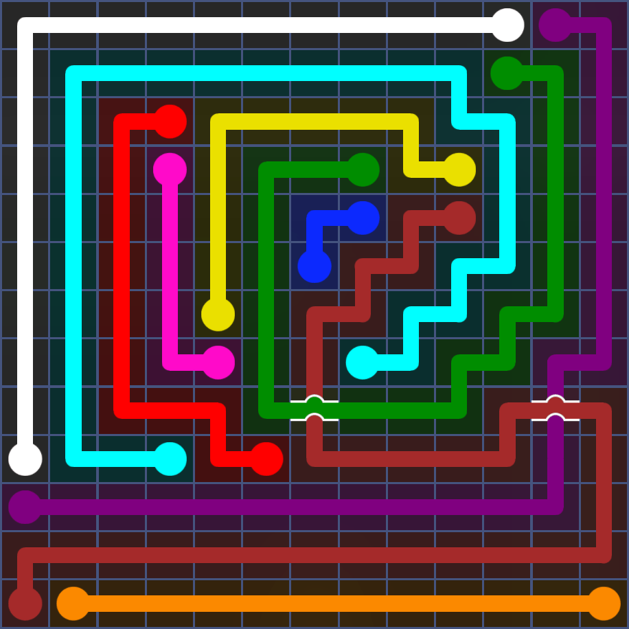 Flow Free 5632 Solution