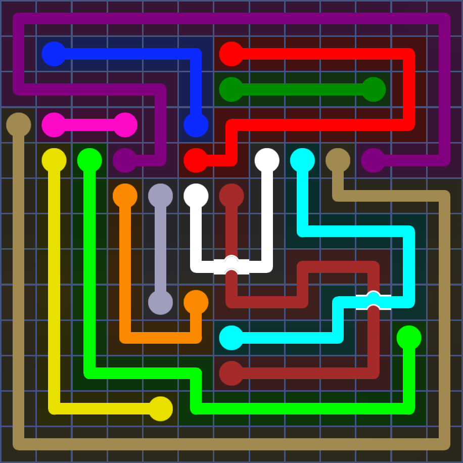 Flow Free 5633 Solution