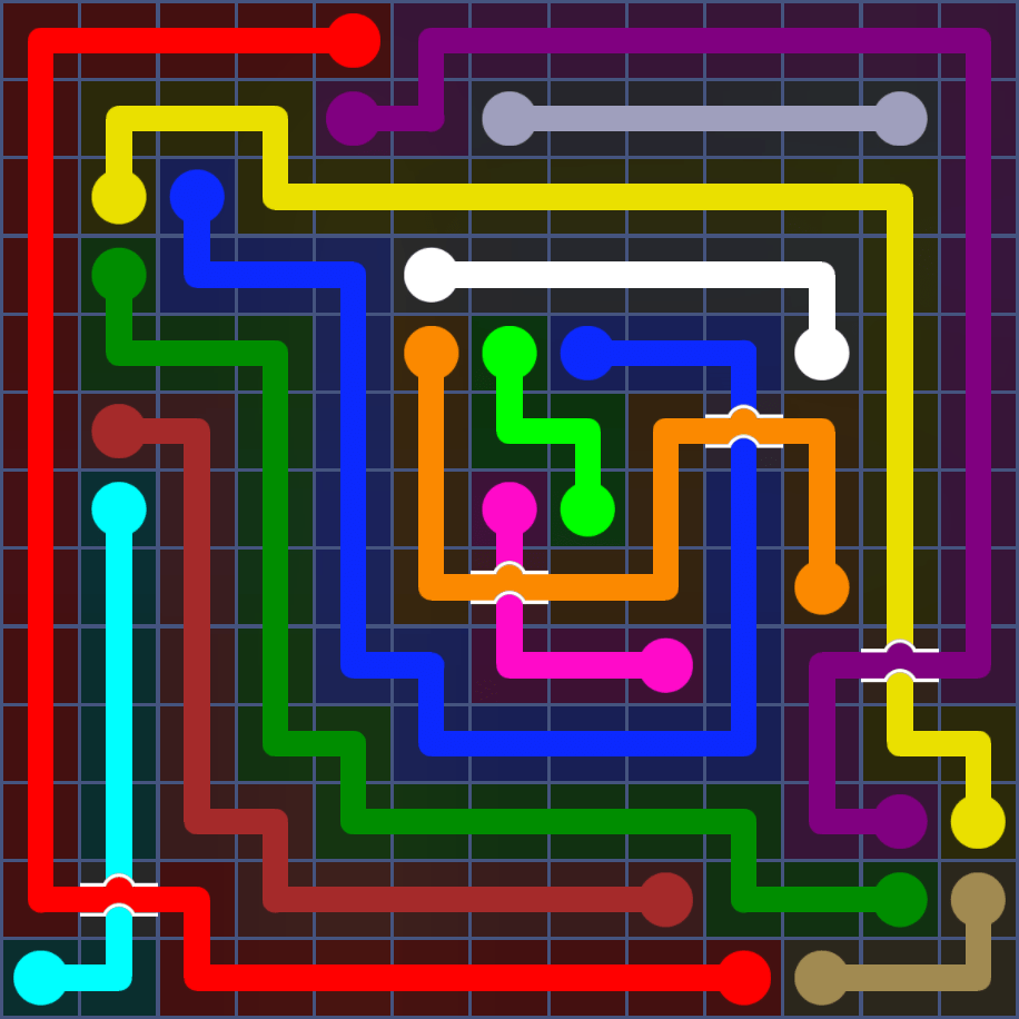 Flow Free 5636 Solution