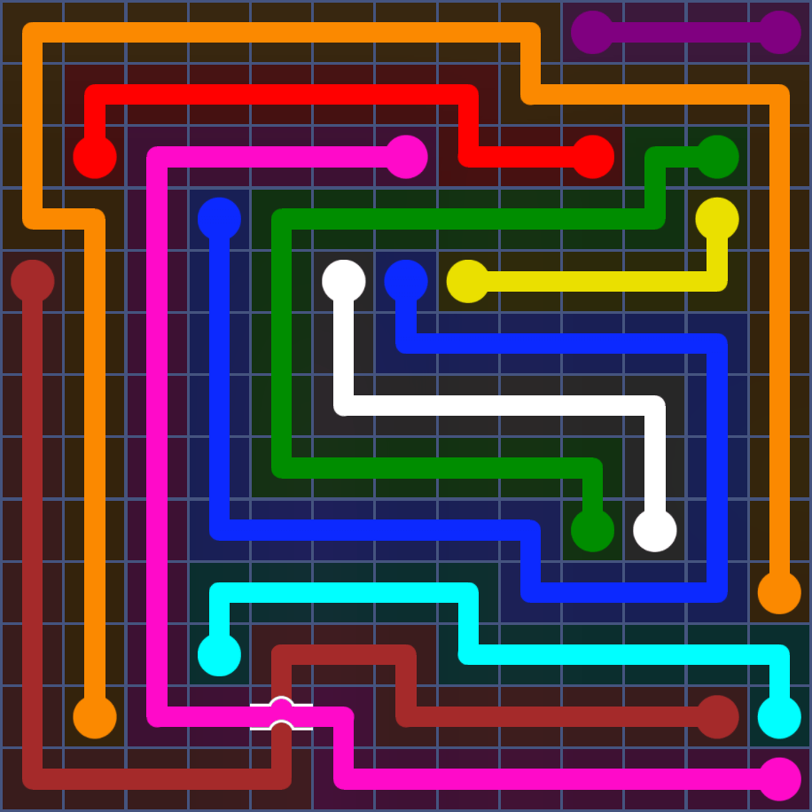 Flow Free 5637 Solution