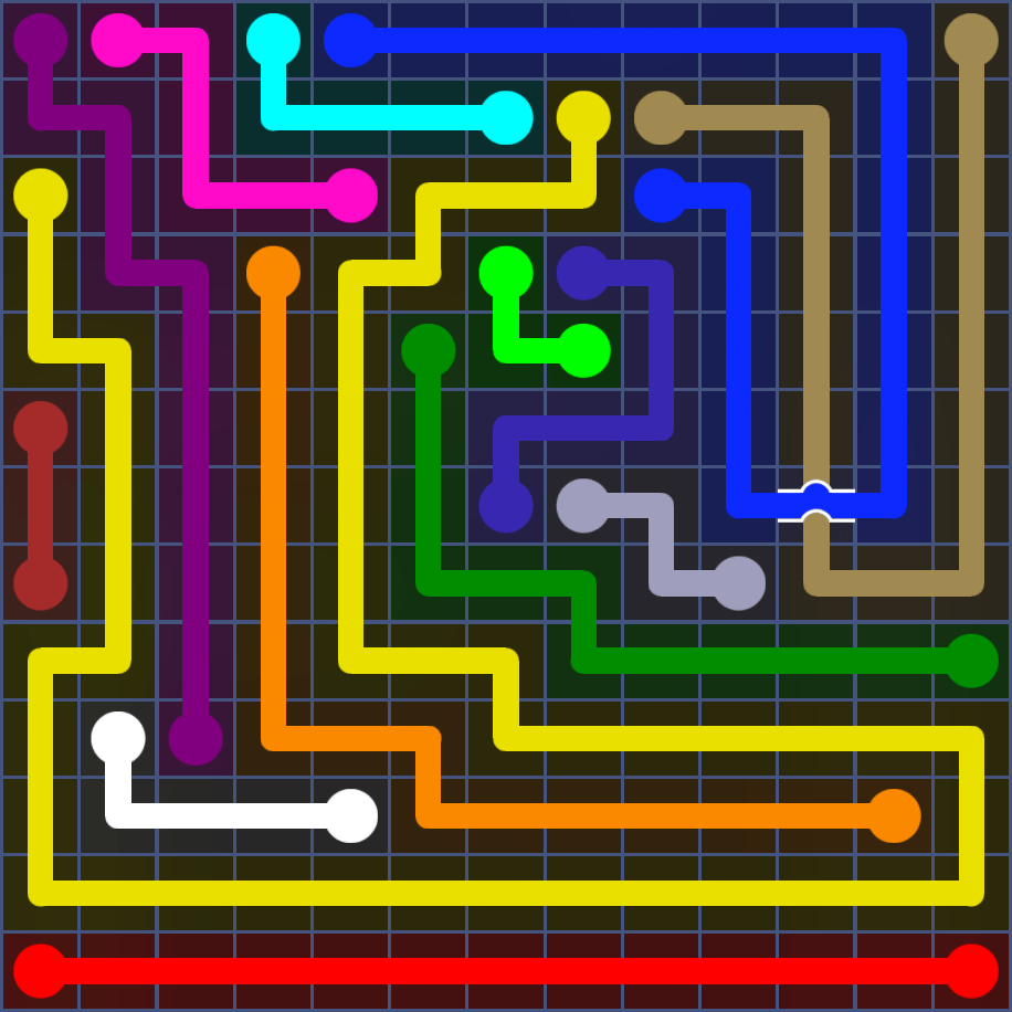 Flow Free 5638 Solution