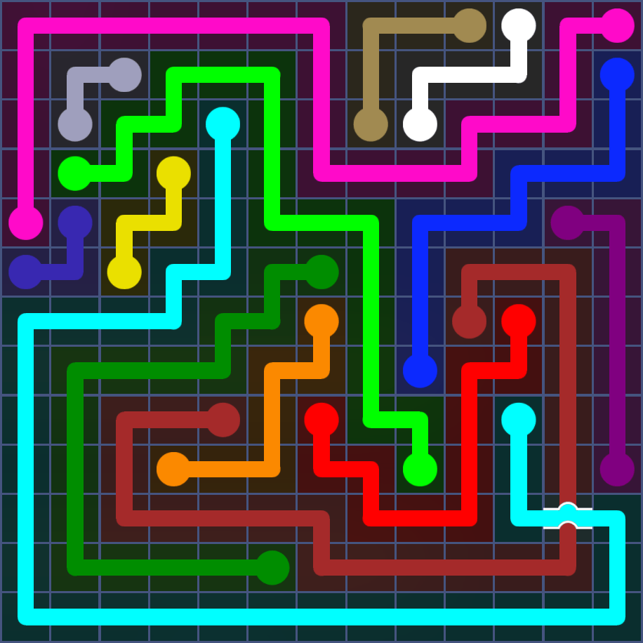 Flow Free 5614 Solution