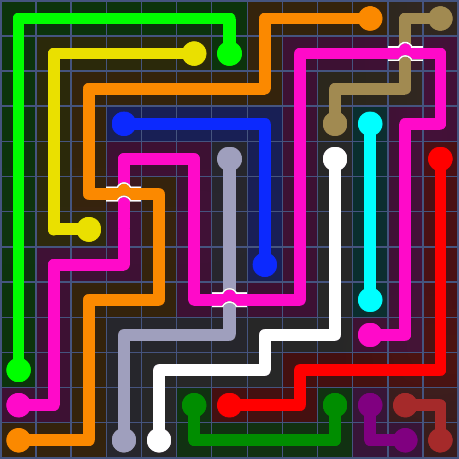 Flow Free 5615 Solution
